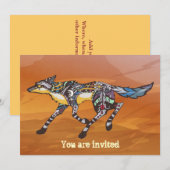 コヨーテザトリックスター招待状 招待状 (正面/裏面)