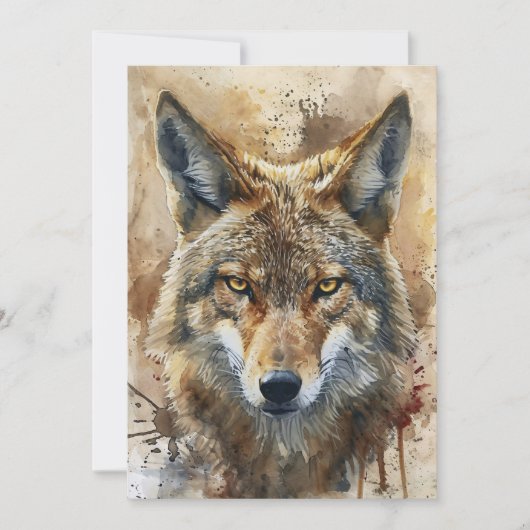 コヨーテトーテムスピリットアニマル意味カード シーズンカード (正面)