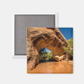 コヨーテナチュラルブリッジ – コヨーテガルチ – ユタ マグネット (正面/裏面)