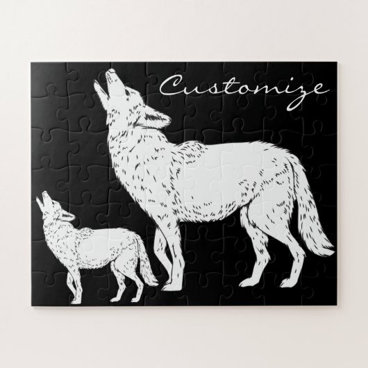 コヨーテハウリングサンダー_コーブ ジグソーパズル (横)