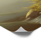 コヨーテパップワイルドライフポートレート ポスター (角)