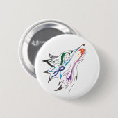 コヨーテボタン 缶バッジ (正面&裏面)