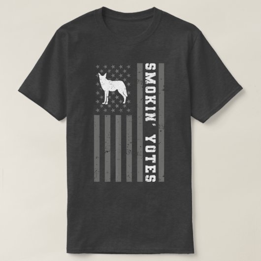 コヨーテ狩りスモキンヨーテ Tシャツ (デザイン正面)