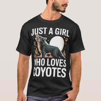 コヨーテ狩猟家+野生動物狩猟 Tシャツ