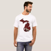 コヨーテ素晴らしウルフ狩りハンターズマップギフト Tシャツ (正面フル)