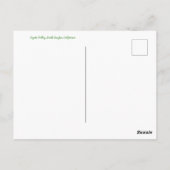 コヨーテ・バレーからの挨拶！ ポストカード (裏面)