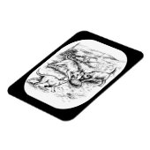 コヨーテ・パップ マグネット (左側)