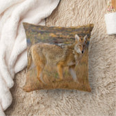 コヨーテ (Canis Latrans) 狩猟 クッション (ブランケット)