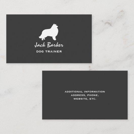 コライのシルエット 名刺 (正面/裏面)