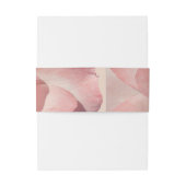 コラエレガントピンクローズフローラズ結婚メール 招待状ベリーバンド (裏面例)