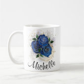 コラガーリーージ – midnight blue カスタム mug コーヒーマグカップ (左)