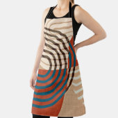 コラコンテンポラリーージュウォールアートレトロプリントセットフォー エプロン (インサイチュ)