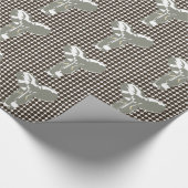 コラサファリドットポップ・アートのウィズアートエレファント ラッピングペーパー (角)