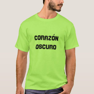 コラゾンoscuro – 暗いハートスペインのin tシャツ