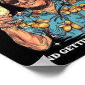 コラダスドナルドトランプサマーバケーションハワイビーチ ポスター (角)