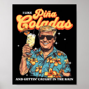コラダスドナルドトランプサマーバケーションハワイビーチ ポスター