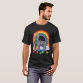 コラットキャットイースターエッグスバニー Tシャツ (正面フル)