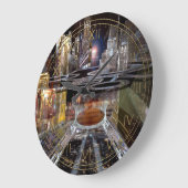 コラップ未来都市 ラージ壁時計 (傾斜)