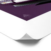 コラドVR6クーペポスターイラストレーション ポスター (角)