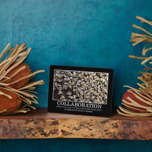 コラボレーションによる成功の可能性の向上 フォトプラーク (側面)