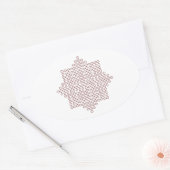 コラムアート#1 楕円形シール (封筒)