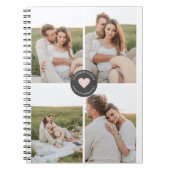 コラモダンージュ家パーソナライズされた族写真ギフト ノートブック (正面)
