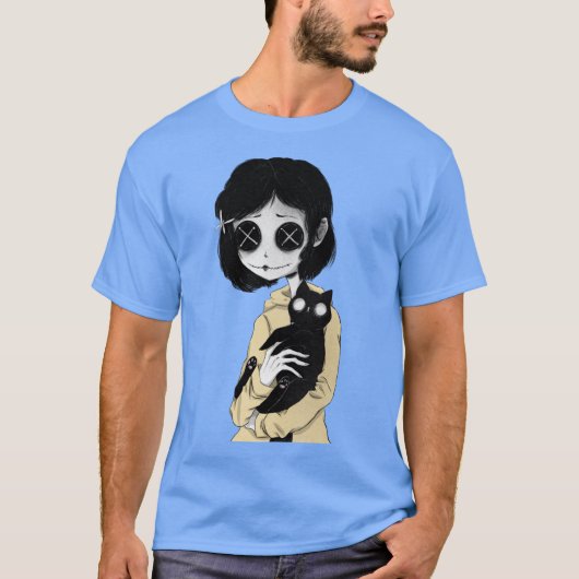 コララインの少女 Tシャツ (正面)
