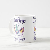 コラライン名入れ マジックはあなたの中に コーヒーマグカップ (正面左)
