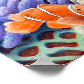 コラルリーフプリント ポスター (角)