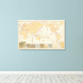 コラレニンセン地図 キャンバスプリント (インサイチュ (ウッドフロア))