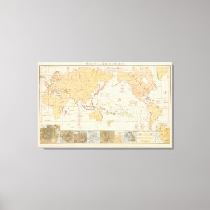 コラレニンセン地図 キャンバスプリント