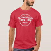 コラワッシュ川 オレゴン州 カヤック Tシャツ (正面)