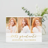 コラーシンプルジュ|卒業パーティー招待状 招待状 (スタンド正面)