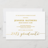 コラーシンプルジュ|卒業パーティー招待状 招待状 (裏面)