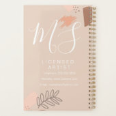 コラージアーストーンメイクアップアーティストサロン美しい プランナー手帳 (裏面)