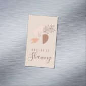 コラージアーストーンメイクアップアーティストサロン美しい マグネット名刺 (インサイチュ)