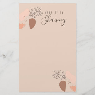 コラージアーストーンメイクアップアーティストサロン美しい 便箋