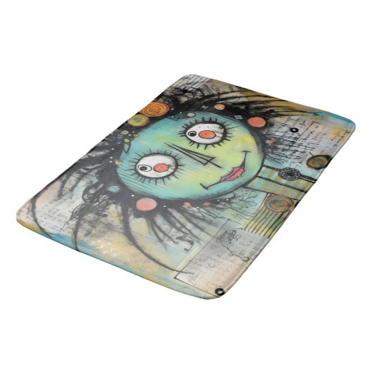 コラージアートガールレディ10 バスマット (アングル)