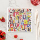 コラージアートナプキンスまたはデコページ紙 (インサイチュ)