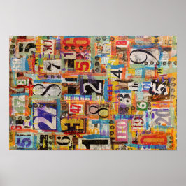 コラージアートポスターまたはデコページ紙 ポスター