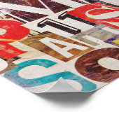 コラージアートポスターまたはデコページ紙 ポスター (角)