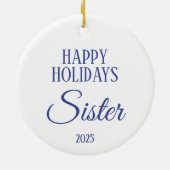 コラージアート昆虫アートSPIDER withクリスマスオーナメント セラミックオーナメント (裏面)