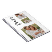 コラージカップル写真&ラブリーロマンチック引用文 ノートブック (右側)