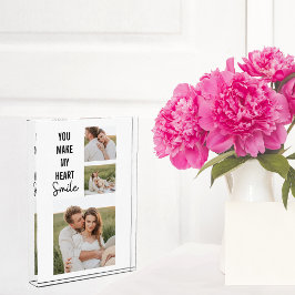 コラージカップル写真&ラブリーロマンチック引用文 フォトブロック