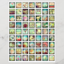 コラージシートヴィンテージロマンチックなスクラップブックの要素