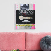 コラージズブリュヤンズアーティストブックおめでとう鍵C キャンバスプリント (インサイチュ (リビング))