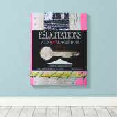 コラージズブリュヤンズアーティストブックおめでとう鍵C キャンバスプリント (インサイチュ (ウッドフロア))