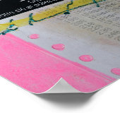 コラージズブリュヤンズアーティストブックおめでとう鍵P ポスター (角)