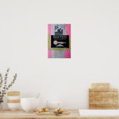 コラージズブリュヤンズアーティストブックおめでとう鍵P ポスター (キッチン)