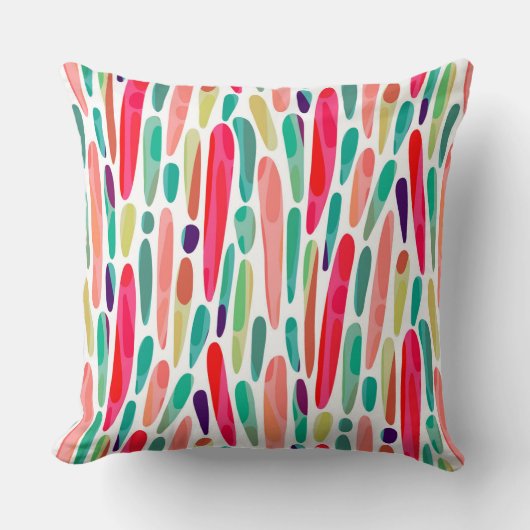 コラージドカラースプラッシュ150222 v2装飾用クッション クッション (正面)